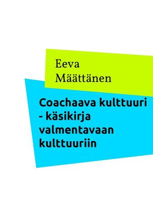 cover image of Coachaava kulttuuri